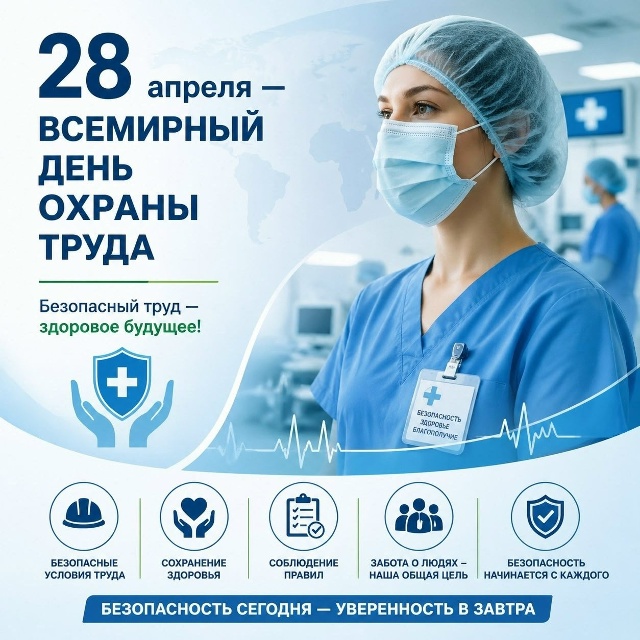 Безопасность тех, кто спасает жизни: 28 апреля — Всемирный день охраны труда!
